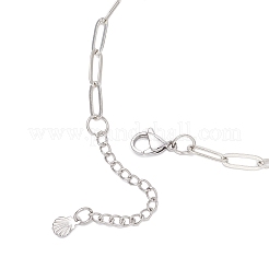 Браслеты с подвесками из нержавеющей стали 304 с тематикой океана&nbsp;BJEW-JB12218-02