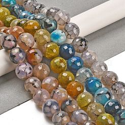 Природных вены драконов агат бисер нитей G-L595-A04-02