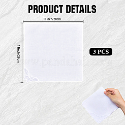3 шт. хлопковый носовой платок&nbsp;AJEW-CP0010-02A