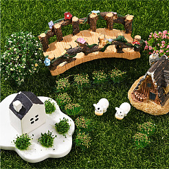 56 шт. 2-цветные нейлоновые мини-пучки травы&nbsp;AJEW-SP0003-16B