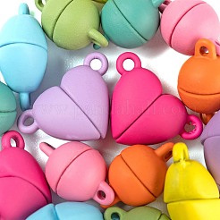 16 комплект 8 стильных магнитных застежки из окрашенного сплава с петлями FIND-LS0001-64