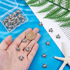 40 шт. бусины из сплава в тибетском стиле TIBE-DC0001-18