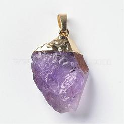 Подвески из натурального аметиста &nbsp;G-F299-02