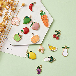 Подвески из эмали и сплава ENAM-CD0001-06