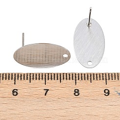 Фурнитура для сережек-гвоздиков из нержавеющей стали 316 STAS-D389-01P