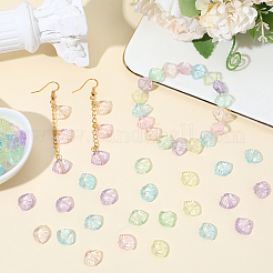 500 шт. прозрачные пластиковые бусины&nbsp;KY-PA0001-02