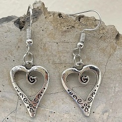 Ожерелья с подвесками в форме сердца и серьги-подвески для женщин FS-WGFD789-01