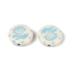 Окрашенные непрозрачные акриловые бусины OACR-T029-02E