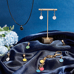 6 комплект 6-х цветных эмалевых подвесок из сплава HJEW-PH0001-66