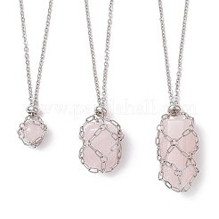 3 шт. ожерелье-мешок из нержавеющей стали 304 для изготовления самородков драгоценных камней NJEW-JN05526