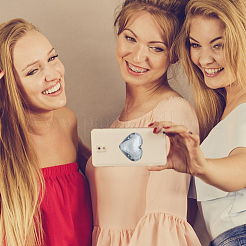 10 шт. акриловые кабошоны со стразами и плоской спинкой OACR-FG0001-22B