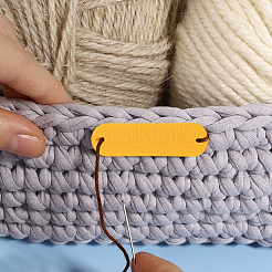 150 шт. овальные черные этикетки для одежды из искусственной кожи ручной работы&nbsp;AJEW-CY0001-52