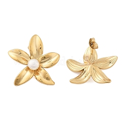 Серьги-гвоздики из нержавеющей стали 304 с ионным покрытием (IP) EJEW-S246-05G