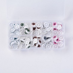 Ремесленные глаза из пластиковой куклы DIY-WH0045-01-B