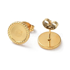 Ионное покрытие (ip) 304 нержавеющая сталь серьги-гвоздики фурнитура STAS-M323-09G