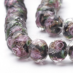 Ручной золотой песок бусины бисер нитей&nbsp;LAMP-R141-12mm-03