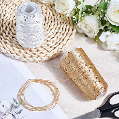 2 рулон пряжи из полиэстера с блестками 2 цветов&nbsp;OCOR-CY0002-52B