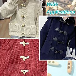 160 шт. 16 стиля кнопок из натурального дерева FIND-CJ0004-42