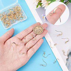 100 шт. долговечные французские крючки для сережек из латуни с покрытием KK-CN0001-80