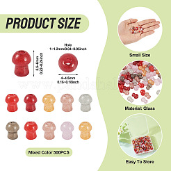 500шт стеклянный бисер SEED-TA0001-52B