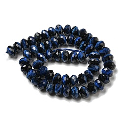 Природных тигровый глаз бисер нитей G-K351-B03-04