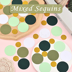 200 шт. круглый бумажный стол для разбрасывания конфетти&nbsp;DIY-SC0032-57B