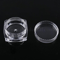 Прозрачная пластиковая пустая портативная банка для крема для лица&nbsp;LS-CON-PW0001-001