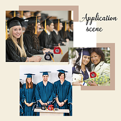 30шт 2 цвета бумажные коробки конфет CON-PH0002-52