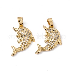 Латунные микро проложить кубического циркония подвески&nbsp;KK-E068-VC053