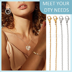 20 шт. набор из цепочек из нержавеющей стали 304 двух цветов MAK-NB0001-20