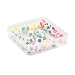 20шт 5 цвета фарфоровые бусины ручной работы PORC-FS0001-19