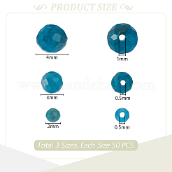 150шт 3 стиля бусины из натурального апатита G-GA0001-85