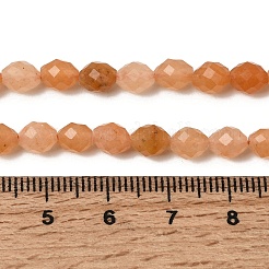 Натуральный красный авантюрин бисер нитей&nbsp;G-K376-F15-01