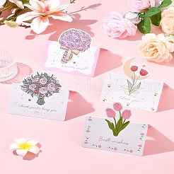 40 лист 4 стиля бумажные приглашения поздравительная открытка AJEW-FS0001-26