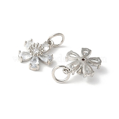 Латунные микро проложить кубического циркония подвески&nbsp;KK-U067-04P