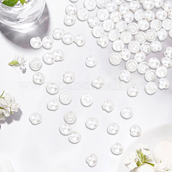 Пуговицы из абс-пластика с одним отверстием&nbsp;BUTT-WH20001-05C