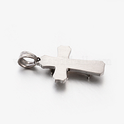 Модные двухцветные кресты из нержавеющей стали 201 STAS-F010-41P