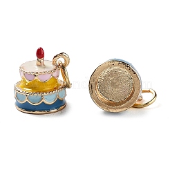 Настоящие позолоченные кулоны из латуни с эмалью 18k&nbsp;KK-M280-02A-G