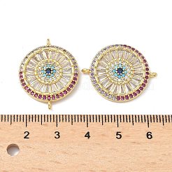 Подвески-подвески с цветным кубическим цирконием из латуни&nbsp;KK-Q068-52G