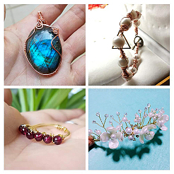 Круглая медная проволока для изготовления ювелирных изделий&nbsp;CWIR-BC0002-10G