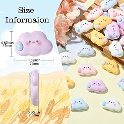 Кабошоны из непрозрачной смолы&nbsp;CRES-CJ0001-62