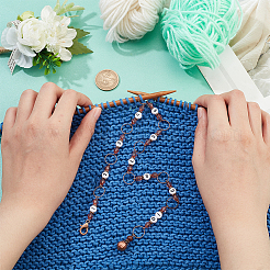 Вязание ряда встречных цепочек HJEW-PH01732