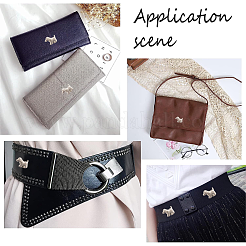 Заклепки для одежды из сплава в форме собаки FIND-GF0004-80