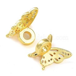 Подвески из латуни с покрытием из прозрачного кубического циркония&nbsp;KK-B078-03G18