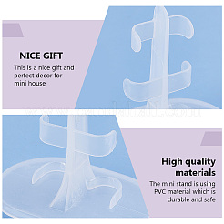 Пластиковые подставки для кукол ODIS-WH0038-98B