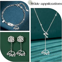 20 шт. 2-х цветные подвески из нержавеющей стали 304&nbsp;STAS-UN0028-71