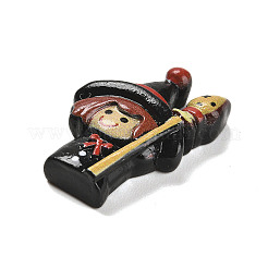 Кабошоны из непрозрачной смолы для Хэллоуина RESI-S393-01S