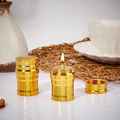 2 комплект спиртовой горелки из алюминиевого сплава AJEW-CA0002-42