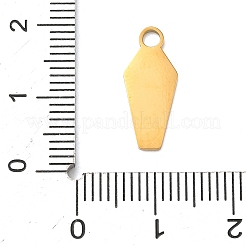 Подвески из нержавеющей стали 304 с эмалью на тему Хэллоуина STAS-Z164-03G-02