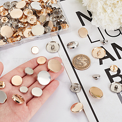 100 шт. 10 стиля пуговицы из сплава на ножке BUTT-OC0001-45